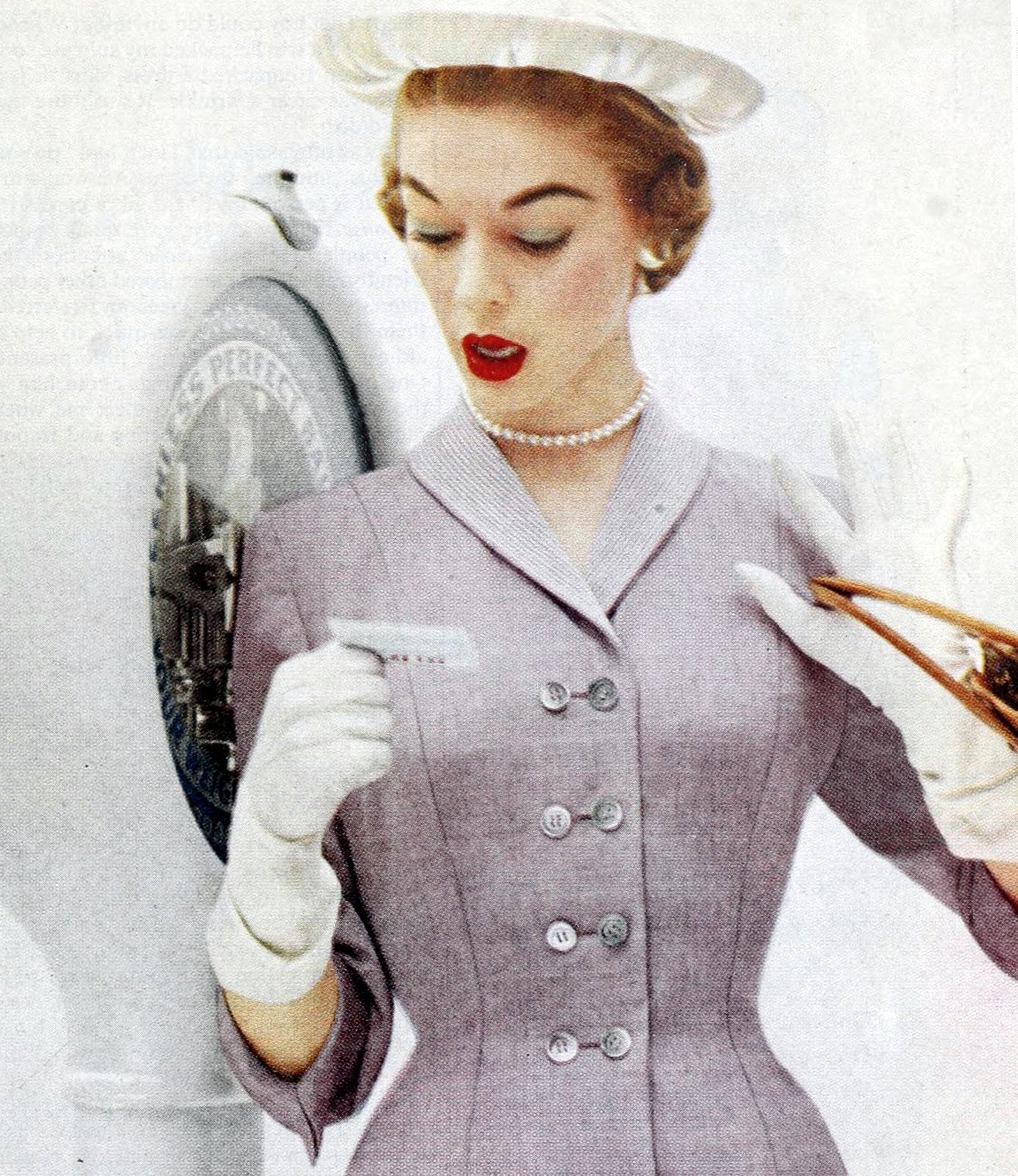 Vintage-50s-women-wearing-gloves-12(1) Gloves Fashion History Fun Research. Not Forgotten Accessory. - Victoria gloves online: shop gloves in leather
