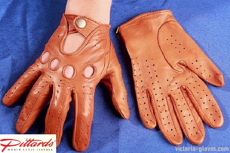 275cg_924 Driving Gloves: Classic Driving Cognac Leather Gloves!