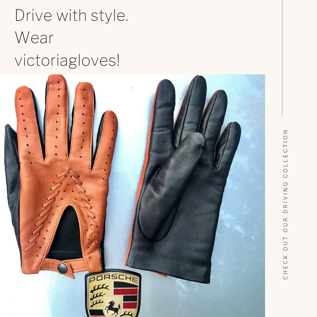 stylish leather gloves