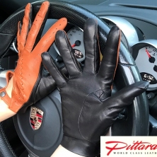 Stylish Double Colored Driving Leather Gloves!